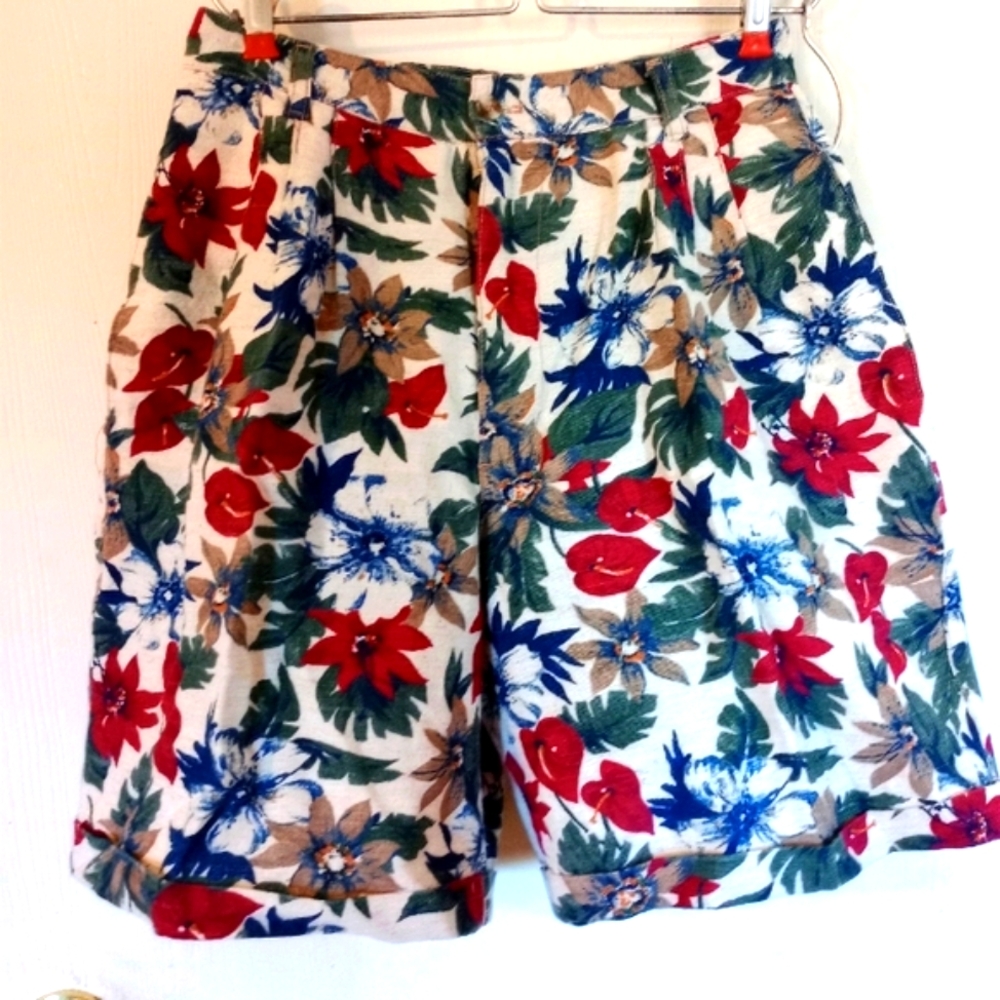 Stampede‎ Shorts Floral 100% Cotton sz. 8